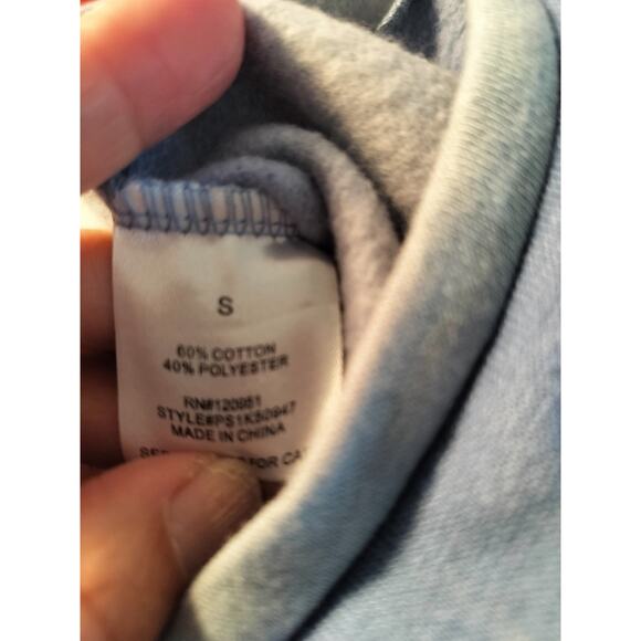 3895) Pink Rose Sleeveless Blue tie Die Pockets Elastic waist Jumpsuit Small - Picture 8 of 8